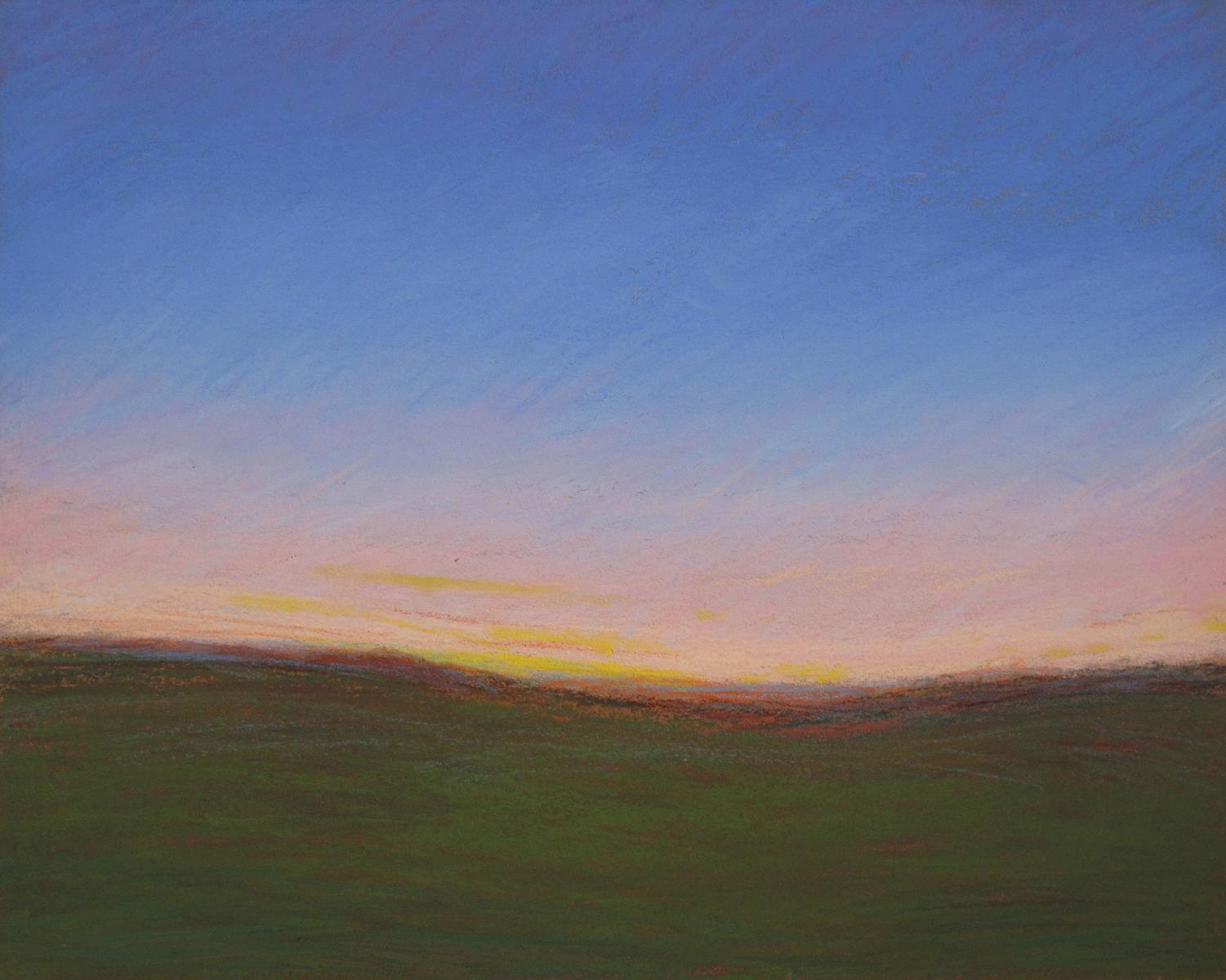 Small Works Series   "Glow of Sunset"   8" X 10"   pastel on panel